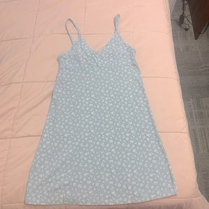 Brandy melville blue floral dress